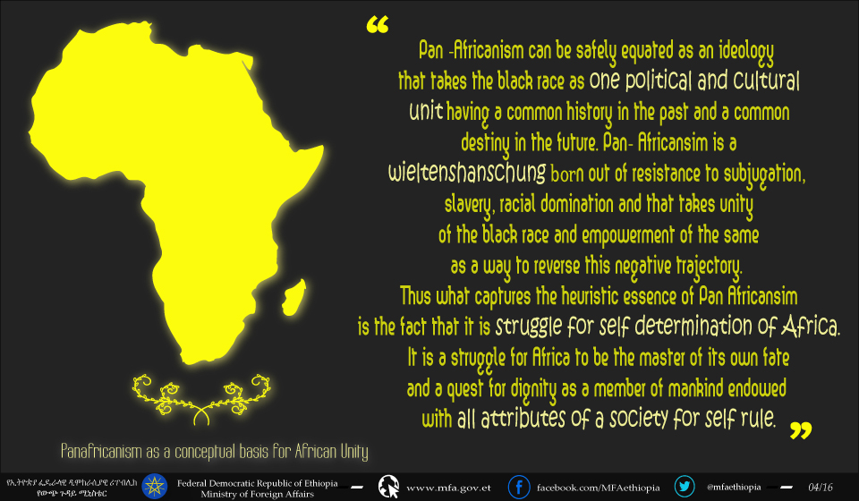 Panafricanism as a conceptual basis for African unity Yonathan • Now