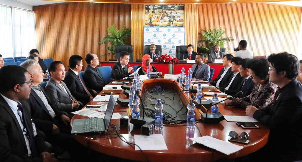 A Chinese business delegation keen to invest in&nbsp;Ethiopia