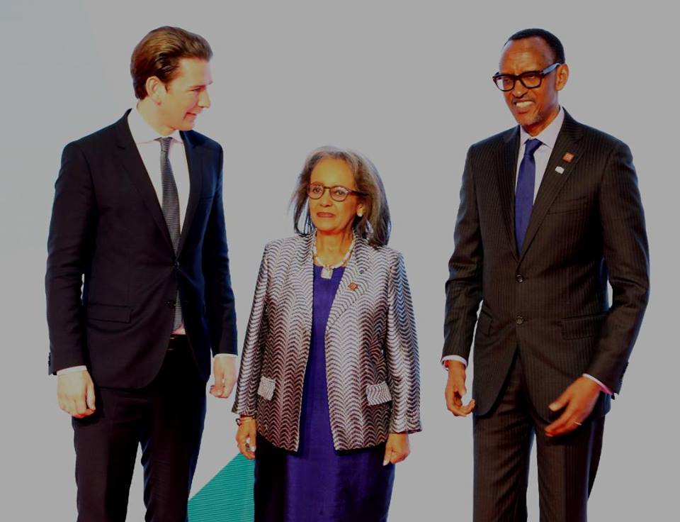 President Sahle-Work Zewde at the EU-Africa High-level Forum in&nbsp;Vienna