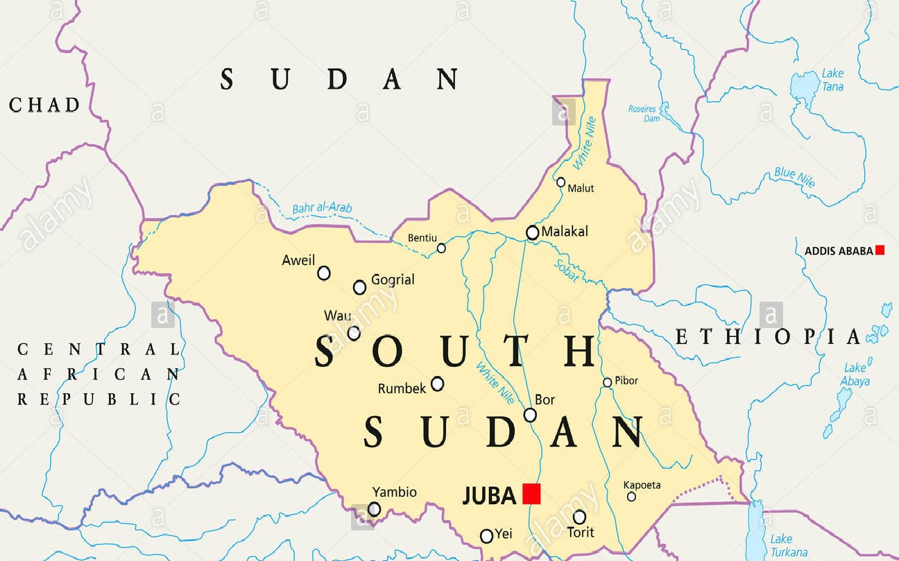 south-sudan-political-map-with-capital-juba-national-borders-important-GA75GH