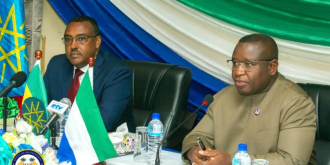 Deputy Prime Minister Demeke pays a working visit to Sierra&nbsp;Leone