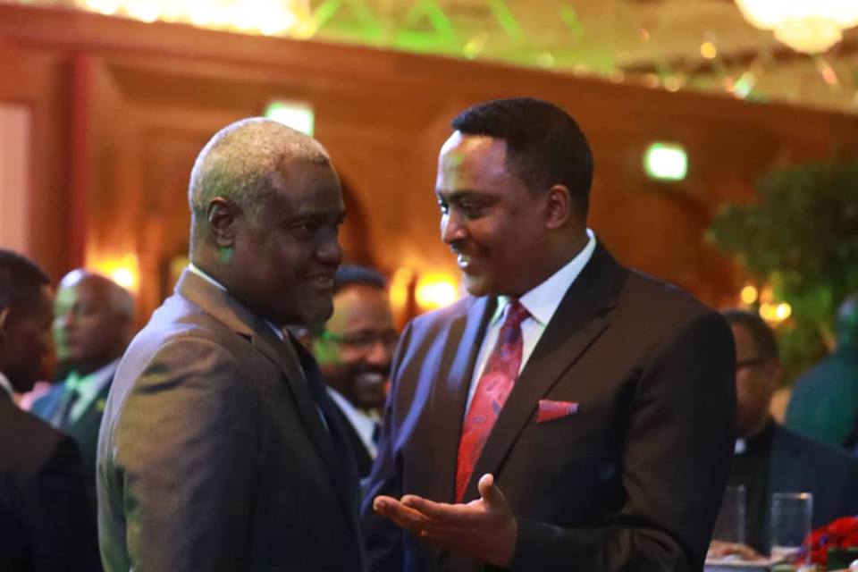 Foreign Minister Dr. Workneh hosts a reception for the AU Executive Council